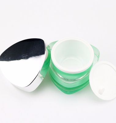 紫色の黒いブラウンの空のプラスチック化粧品のクリームの瓶の二重壁5ml 50ml 10のOz 10グラムのプラスティック容器