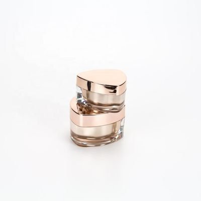 紫色の黒いブラウンの空のプラスチック化粧品のクリームの瓶の二重壁5ml 50ml 10のOz 10グラムのプラスティック容器