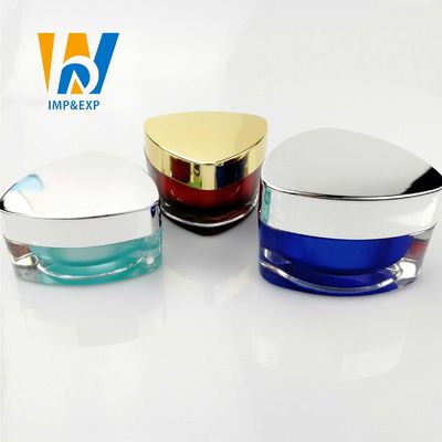 紫色の黒いブラウンの空のプラスチック化粧品のクリームの瓶の二重壁5ml 50ml 10のOz 10グラムのプラスティック容器